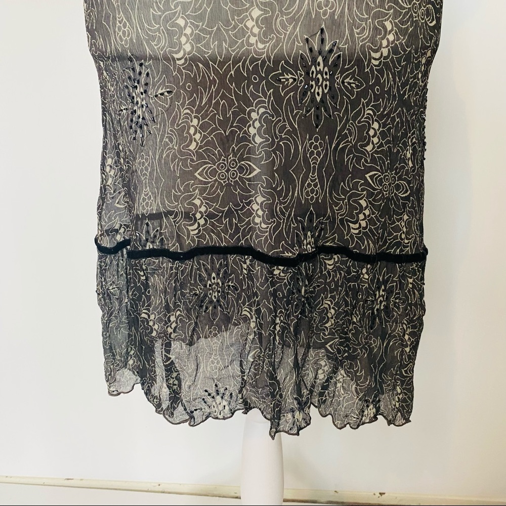 Alannah Hill Size 12 Sheer Midi Dress 100% SILK - Picture 4 of 13
